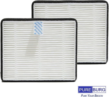 PUREBURG AP03 Replacement Filter Compatible with Conair Air Portable Air Purifier AP03, 6-Pack H13 True HEPA Air Clean Small Room