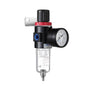 Compressed Air Pressure Filter Regulator Airtac AFR2000 1/4'' NPT 0-140 PSI Combo Piggybac Adjustable,Bracket,Gauge Semi-Auto Drain