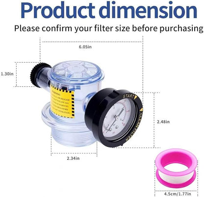 273564 273564Z Manual Air Relief Valve, Compatible with Pentair for Triton II,Triton C,TR100C and TR140C Pool Spa Sand Filters,Replacement for Pool and Spa Filter Air Relief Valve Assembly