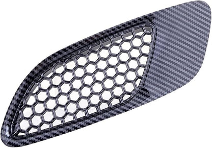 1 Pair Car Front Bonnet Hood Vent Air Intake Cover Compatible With BMW E90 E91 E92 E93 M3 2007-2011 2012 2013 Carbon Fiber Look