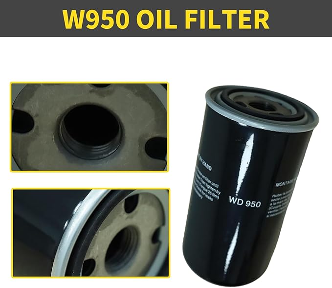 W950 Screw Air Compressor Oil Filter for 10HP Commercial Air Compressed System Maintenance Kit