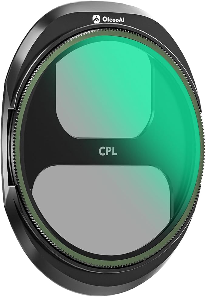 CPL Filter for DJI Mavic 4 Pro, Circular Polarizer Lens Eliminates Glare & Reflections from Water/Glass, Enhances Color Saturation for Sky & Landscape, HD Multi-Coated Glass