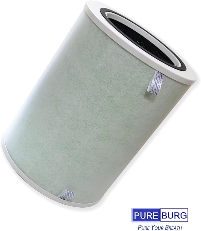 PUREBURG Replacement Filter Compatible with Happi KJ500 Our Happi Air Purifier,H13 HEPA Activated carbon 2-in-1 Air Clean Dust VOCs 4-Stage Filtration