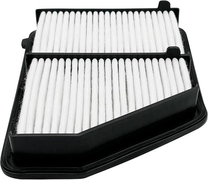 Engine Air Filter JM2205 Fits for 2017 2018 2019 2020 2021 2022 2023 2024 2025 Civic L4 2.0L, 2023-2025 HR-V HRV L4 2.0L, Replacement for 172205BAA00, CA12051