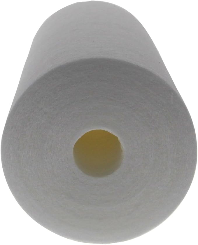 Tier1 20 Micron 10 Inch x 4.5 Inch | 12-Pack Spun Wound Polypropylene Whole House Sediment Water Filter Replacement Cartridge | Compatible with SDC-45-1020, FPMB-BB20-10, P20-10BB, Home Water Filter