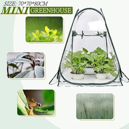 Portable Greenhouse Optimal Plant Growth - Protects Against Weather & Pests