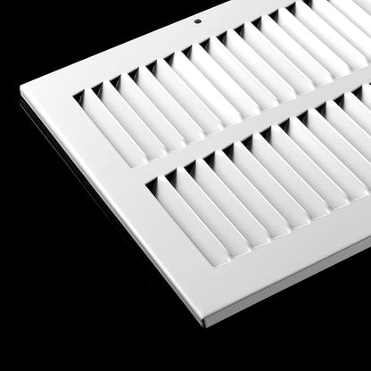 24x8 Return Air Grille(Duct Opening Size),Air Return Vent Cover,Flat Vent Cover,Rejillas De Aire Acondicionado para Casa,Return Air Grilles,Outer Dimensions:25.75"Wx9.75"H(24"W x 8"H, Duct Opening)