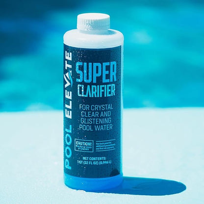 Pool Clarifier Ultimate Clarity Booster - Pool Clarifier for Crystal Clear Water, Fast Acting & Long Lasting, Reduces Cloudiness & Enhances Filter Performance, Safe for All Pools, 32 oz Pack of 3