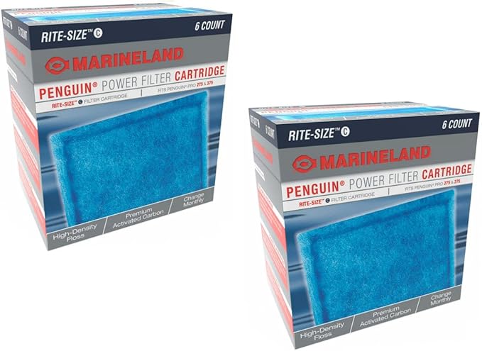 MarineLand Rite Size Aquarium Filter Cartridge Bundles (Rite Size C 12pk)