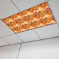 Tropical Plant Cactus Fluorescent Light Covers 1 Pack Western Cowboy Horse Sunset Deserts Orange Magnetic Fluorescent Ceiling Lights Filters for Office Classroom Home Drop Ceiling 4x2 Feet