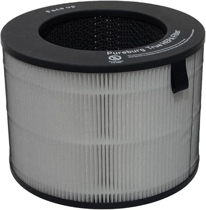 PUREBURG Replacement Filter Compatible with LG PuriCare AeroTower U9C Series U9CV2B U9CS1C U9CV1C Air Purifying Fan,H13 4-Stage Filtration Activated Carbon Air Clean