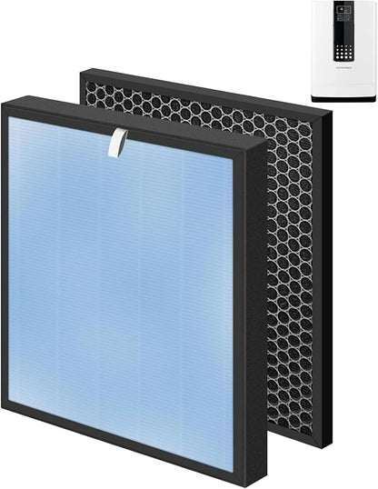 Value Pack Replacement Filter, Compatible with HATHASPACE HSP001 4 Stages Filtration with H13 True HEPA, 4-Pack |2 HEPA |2 CARBON