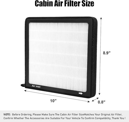CF11819,Cabin Air Filter with activated carbon for Chevrolet,2012-2015 Captiva Sport,2010-2017 Equinox.GMC,Terrain.Hyundai,Azera,Santa FE,Santa FE XL,Santa.KIA,Cadenza,Optima,Sedona.Saturn,VUE.