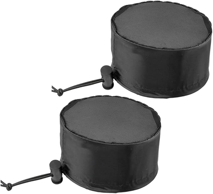 Yardwe 2pcs Grow Tent Vent Covers Durable Oxford Cloth Filter Shields with Elastic Drawstring for Plant Tent Ventilation Medium