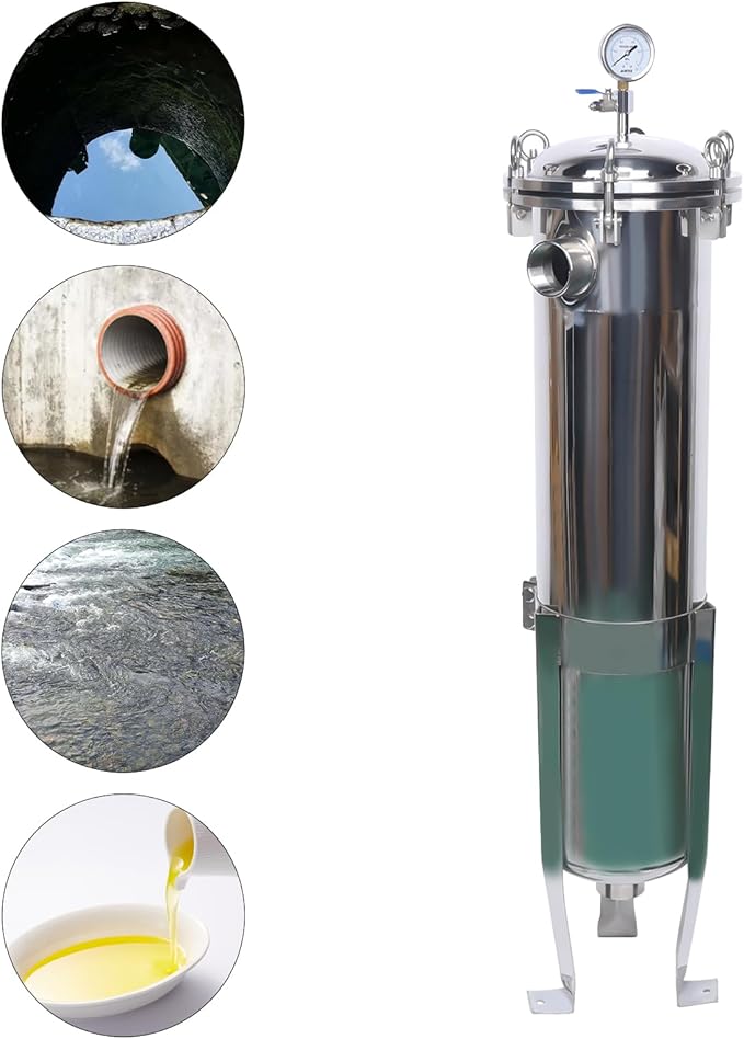 304 Stainless Steel Bag Filter 2 Easy to Reach in The US Warehouse Efficient and Airtight Work