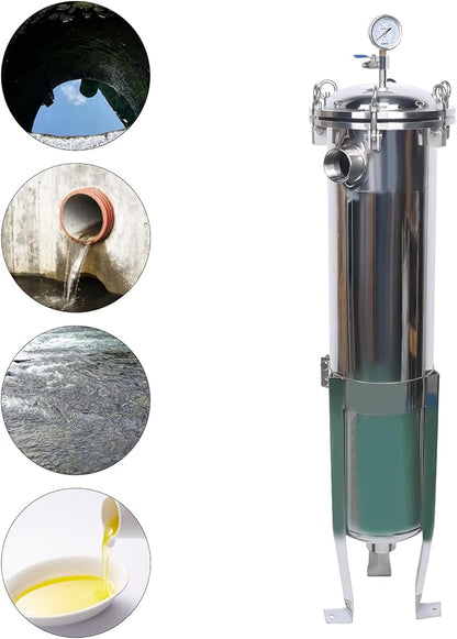 304 Stainless Steel Bag Filter 2 Easy to Reach in The US Warehouse Efficient and Airtight Work