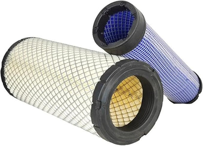 Air Filter Kit for Kubota-M5700 MX5000 MX5100 M4900 M5400, Fits R2401-42280 R1401-42270, Waterproof Treatment, Blocks 5-Micron Particles, Sealing Ring Interface, Leak-Proof Installation