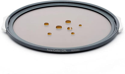 NiSi - JetMag Pro 82MAG True Color CPL Filter, Magnetic Circular Polarizing Lens Filter - Nano Coated Optical Glass, Ultra-Slim Aluminum Frame, Anti-Glare, Color-Accurate - Lens Adapter Ring Required