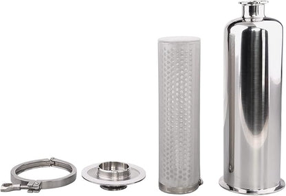 DERNORD 1.5 Inch Tri-Clamp Filter - SS304 Sanitary Fittings Inline Straight Strainer with 60 Mesh Stainless Screen