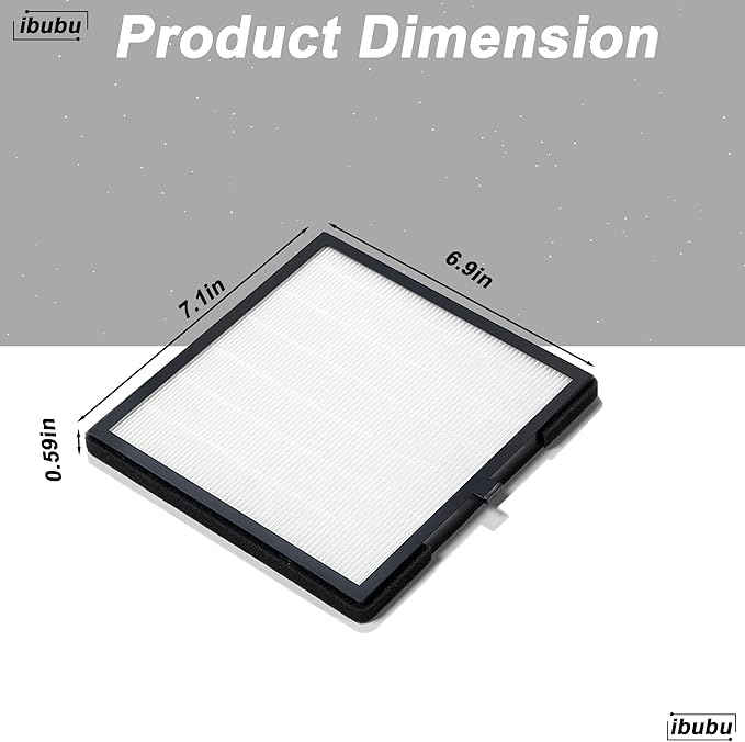 Nail Dust Collector Replacement Filters,1 Pack Nail Tech Dust Collector Filter Square for Electric Nail Dust Collector Machine Manicure Store