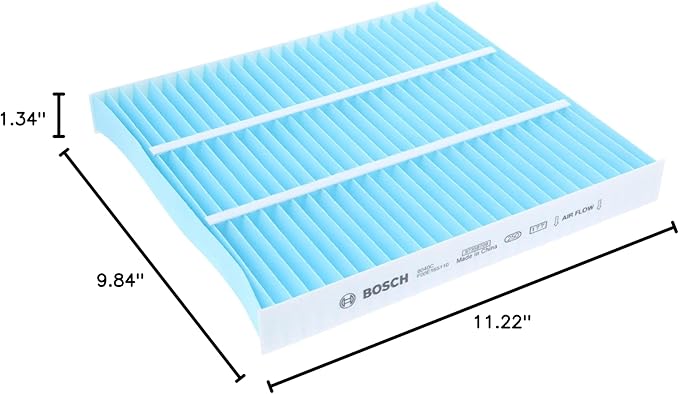 BOSCH 6040C HEPA Cabin Air Filter - Compatible with Select Dodge Durango; Jeep Grand Cherokee, Grand Cherokee WK