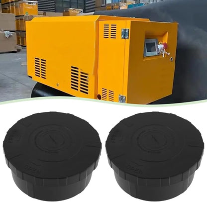 eMagTech 2PCS Air Compressor Silencer 3/4 Inch 25mm Compatible with Piston Compressors Air Filter for Pneumatic Systems