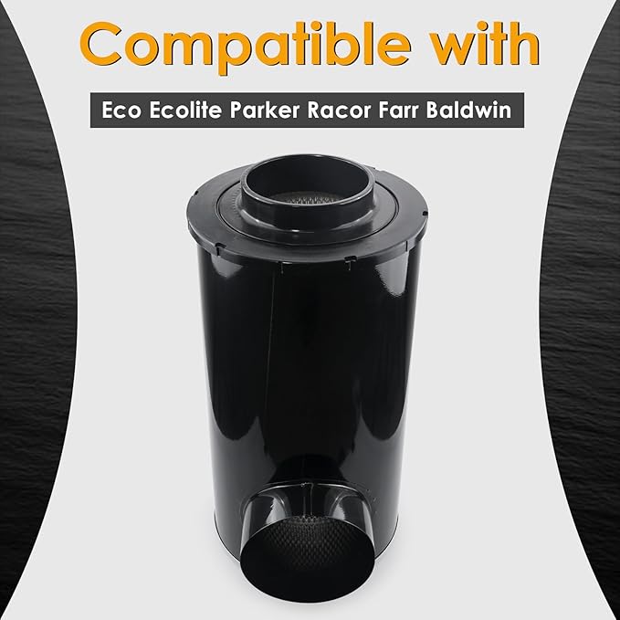 PA3493 Air Filter Compatible with Ecolite Eco Parker Racor Farr Baldwin Replaces # 46748, AH1197, 114880003, P537454, LAF1934, 546748, 6748, TR529