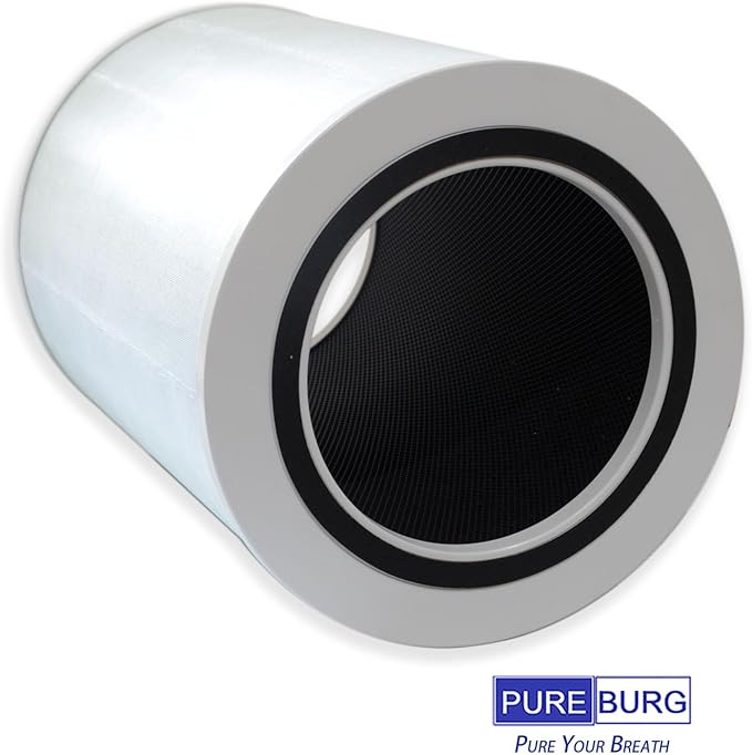 PUREBURG Replacement Filter Compatible with Happi KJ500 Our Happi Air Purifier,H13 HEPA Activated carbon 2-in-1 Air Clean Dust VOCs 4-Stage Filtration