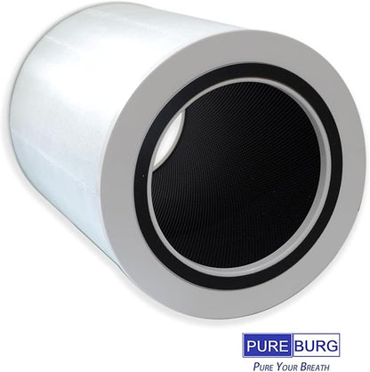 PUREBURG Replacement Filter Compatible with Happi KJ500 Our Happi Air Purifier,H13 HEPA Activated carbon 2-in-1 Air Clean Dust VOCs 4-Stage Filtration