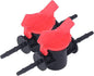 Regulator ABS Plastic Liquid Control Stop Valve for Domestic Water Pumps Solar Water Heaters Construction Sites 2PCS Straight Through Valve (3.5MM regulator)