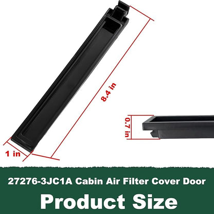 27276-3JC1A Cabin Air Filter Cover Door Fit for Nissan Altima 2013-2018 for Maxima 2016-2023 for Murano2015-2024 for Pathfinder 2013-2020 Replace 27276-3JC1B