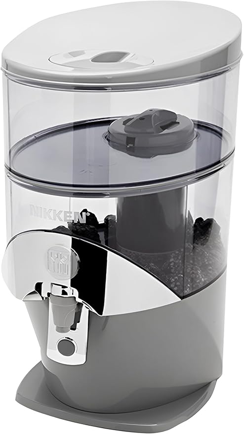 Nikken - PiMag Waterfall System - Advanced Ionic Filtration, Copper Particles, Chlorine & Lead Reduction, pH Balance, Fresh Drinking Water - 1 Unit