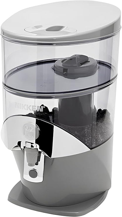 Nikken - PiMag Waterfall System - Advanced Ionic Filtration, Copper Particles, Chlorine & Lead Reduction, pH Balance, Fresh Drinking Water - 1 Unit