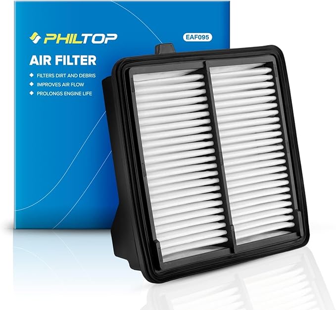 PHILTOP Engine Air Filter CA10650 Replacement for Select 2009-2014 Honda Fit (1.5L)