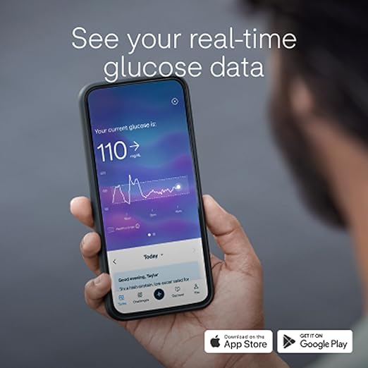 Lingo Continuous Glucose Monitor (CGM) & App (Pack of 2). Made by Abbott. Know the impact of what you eat. 1 Lingo biosensor lasts up to 14 Days*. Works with iOS and Android. US Only.