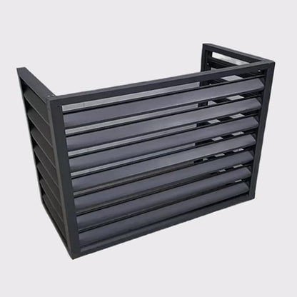 Multifunctional Aluminum Shutter Privacy Fence, Mini Split Cover for External Units, freestanding Enclosure to Cover Garbage Or Units, Noise Reduction, Suitable for Garden, Balcony, Outdoor ( Color :