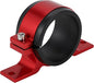 1pcs 58mm Universal Fuel Filter Mounting Bracket - Car Fuel Pump Clamp Holder - Aluminum Alloy Red