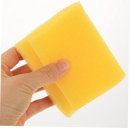 10pcs Crab Sponges for Reptiles Fine Hole Aquarium Sponges for Humidity Control Suitable for Freshwater Seawater Fish Tanks Absorbent Reusable Media Pads