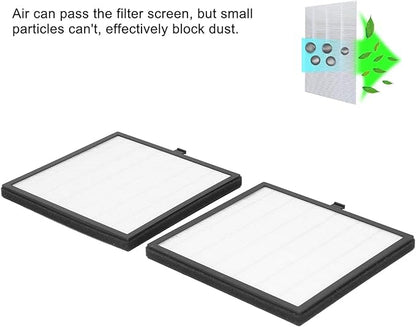 2pcs 17.5 x 18cm Nail Dust Collector Filter, Nail Dust Extractor Filter, Nail Dust Collector Accessory for 40W Nail Dust Vacuum Machine