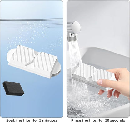 Cat Water Fountain Filters for 74oz/2.2L Ceramic Cat Water Fountain, Replacement Filters (6+6 Pack)