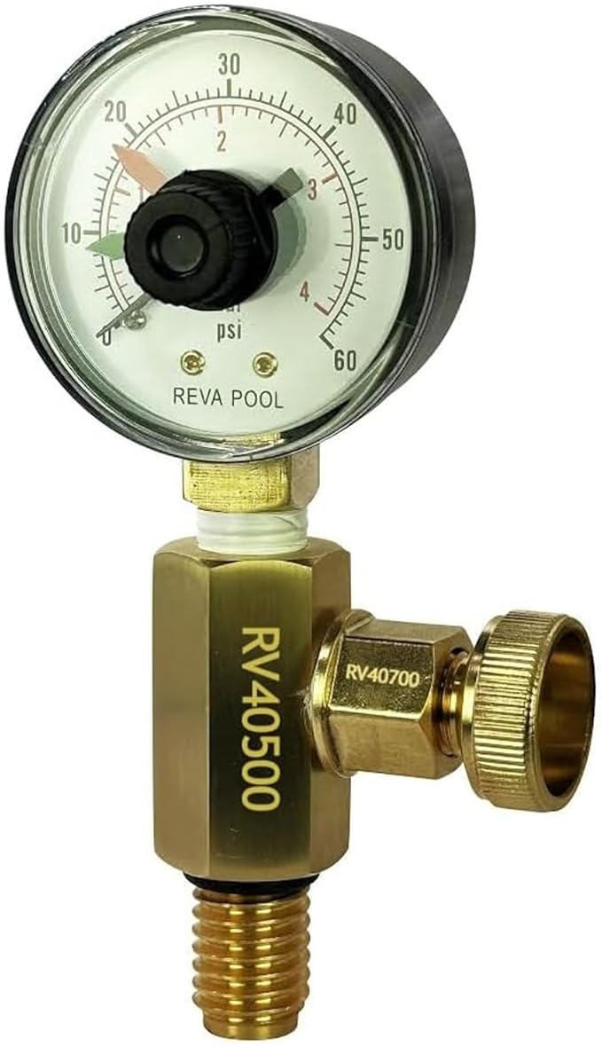 RV40500 Air Gauge Release Valve Assembly | Compatible Replacement for Zodiac Jandy CV, CL, DEV, DEL, JS Series Filters | Replaces R0357200 | Essential Pool Maintenance Accessory