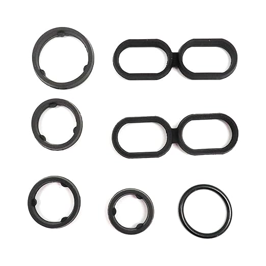 Engine Oil Filter Housing O Ring Seal Kit 68191356AA Replacement for Dodge Jeep Chrysler Ram 1500