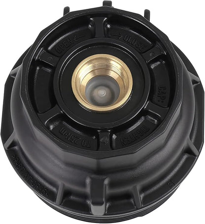 X AUTOHAUX Black Car Oil Engine Filter Housing Cap Cover Assembly 15620-36020 for Toyota Avalon Camry Highlander RAV4 for Lexus IS250 IS350 GS200t GS350 GS450h RX350