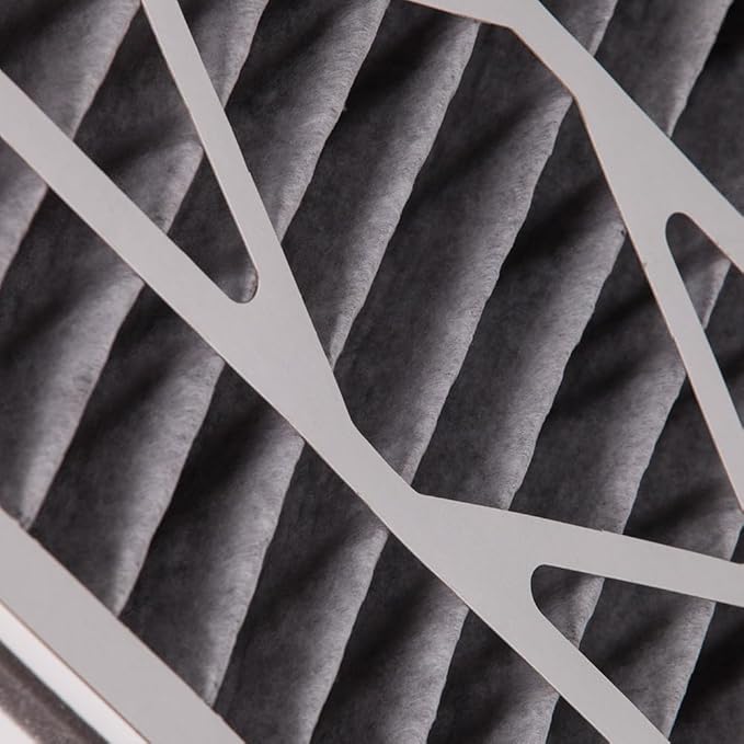Nordic Pure 20x25x5 (Actual Size: 19 3/4 x 24 1/4 x 4 7/8) Air Bear Air Filter Replacement MERV 12 Pleated + Carbon 1 Pack