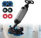 Floor Polisher Commercial, Dual-Brush Rotary Floor Scrubber, Lightweight Electric Floor Cleaner, 360° Rotating Head, Wet Dry Floor Cleaner for Offices & Schools Grey