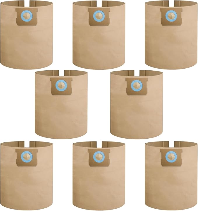 DXVA19-4102 Vacuum Bags Compatible With DEWALT 12-16 Gallon Wet/Dry Vacuum, Disposable Dust Collection Filter Bag DXV12P DXV14P DXV16P DXV16PA DXV16S