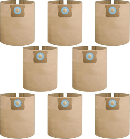 DXVA19-4102 Vacuum Bags Compatible With DEWALT 12-16 Gallon Wet/Dry Vacuum, Disposable Dust Collection Filter Bag DXV12P DXV14P DXV16P DXV16PA DXV16S