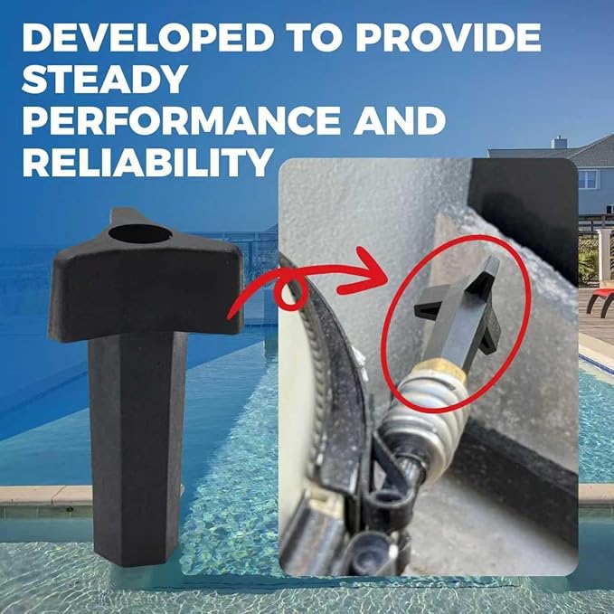 076033 Clamping Band Knob for Pentair Sta-Rite Pool and Spa, Pool Filter Knob Clamp Ring Knob Compatible with Pentair SM & SMBW 2000 and 4000 Series D.E. Pool/Spa Filters, Three Handled Knob 1PC