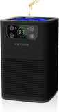 Air Purifiers for Bedroom Home, FETIONS Air Cleaner with Fragrance Sponge Sleep Mode 3-in-1 Filtration System, Compact with H13 HEPA Filter for Pet Dander Pollen Smoke Dust Odor, Black,1 Pack