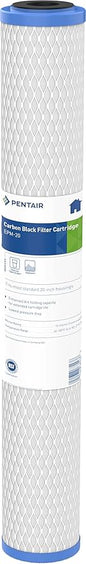 Pentair Pentek EPM-20 Carbon Water Filter, 20-Inch, Whole House Modified Epsilon Carbon Block Replacement Cartridge with Bonded Powdered Activated Carbon (PAC) Filter, 20" x 2.5", 10 Micron